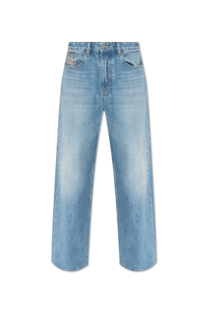 Niebieski Jeansy z dekoracyjnymi aplikacjami Balenciaga